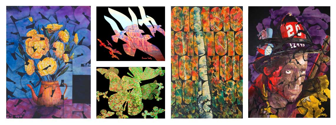 Fractal Geometry of Nature in Art