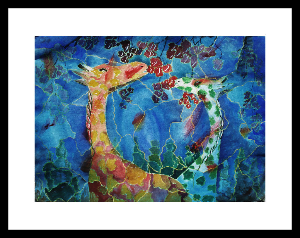 Tooley art studio Giraffes-Two